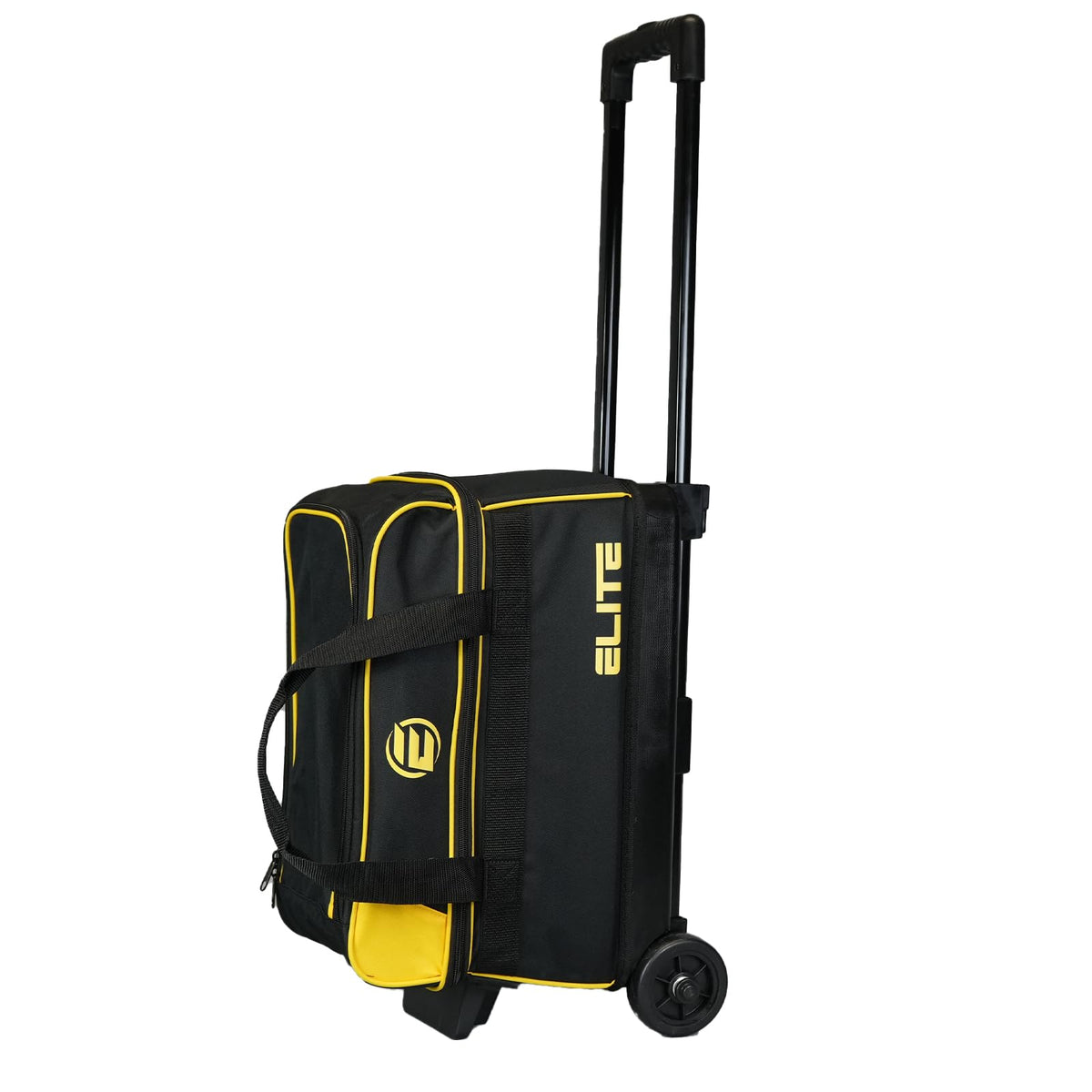 ELITE Basic Bowling Bag Double (2) Ball Roller with Rolling Wheels