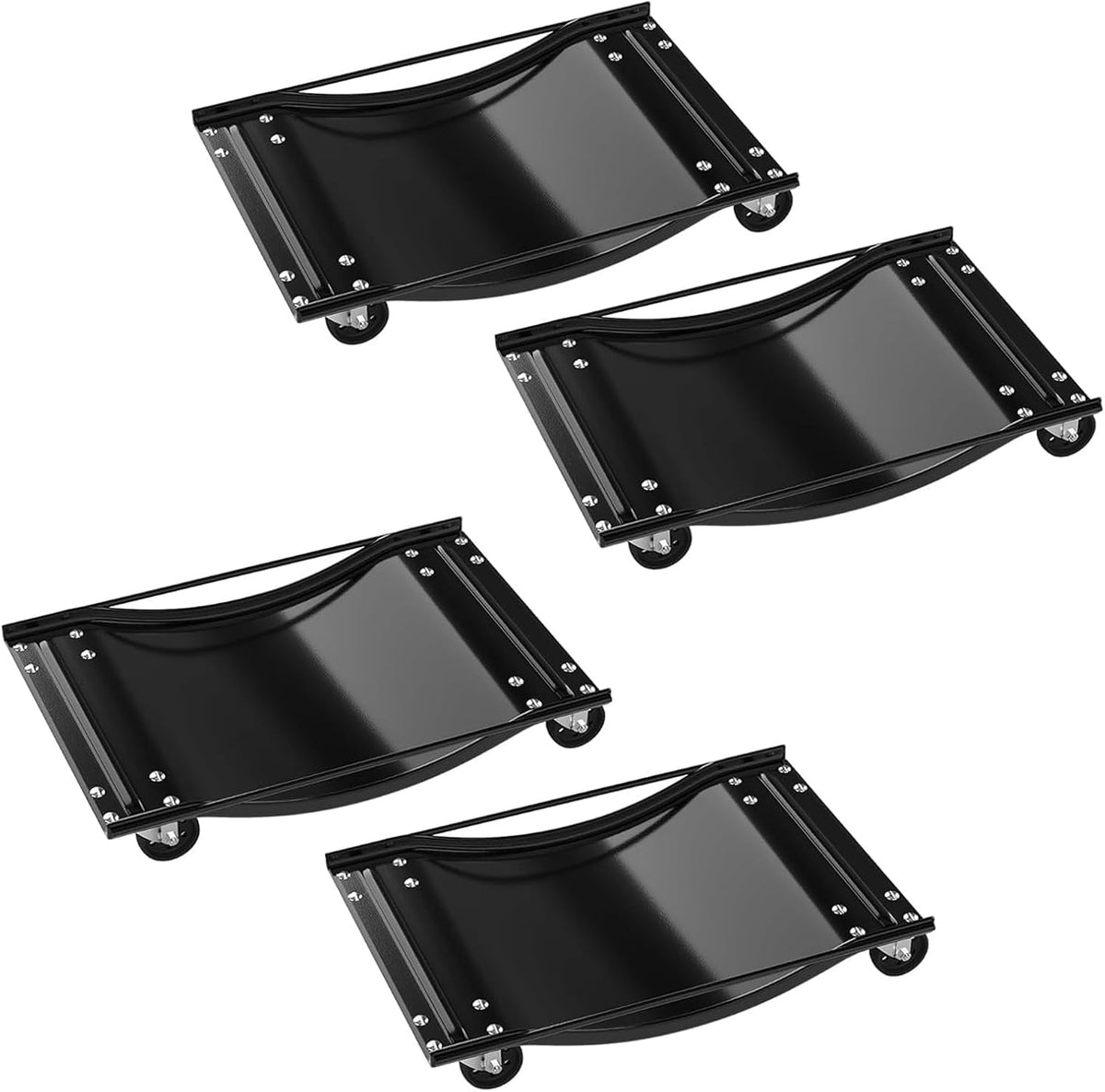 4 Pack Car Dolly Wheel Skates Set Automotive Vehicle Moving Skates