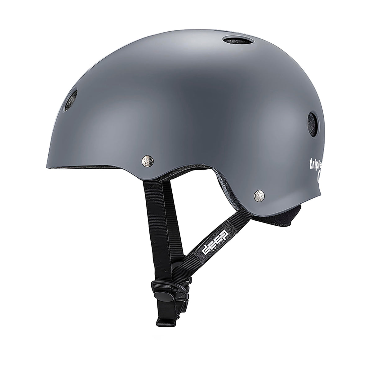 Triple Eight Deep Cover Helmet - Ideal for Skateboarding, Bicycling, BMX, and Roller Skating