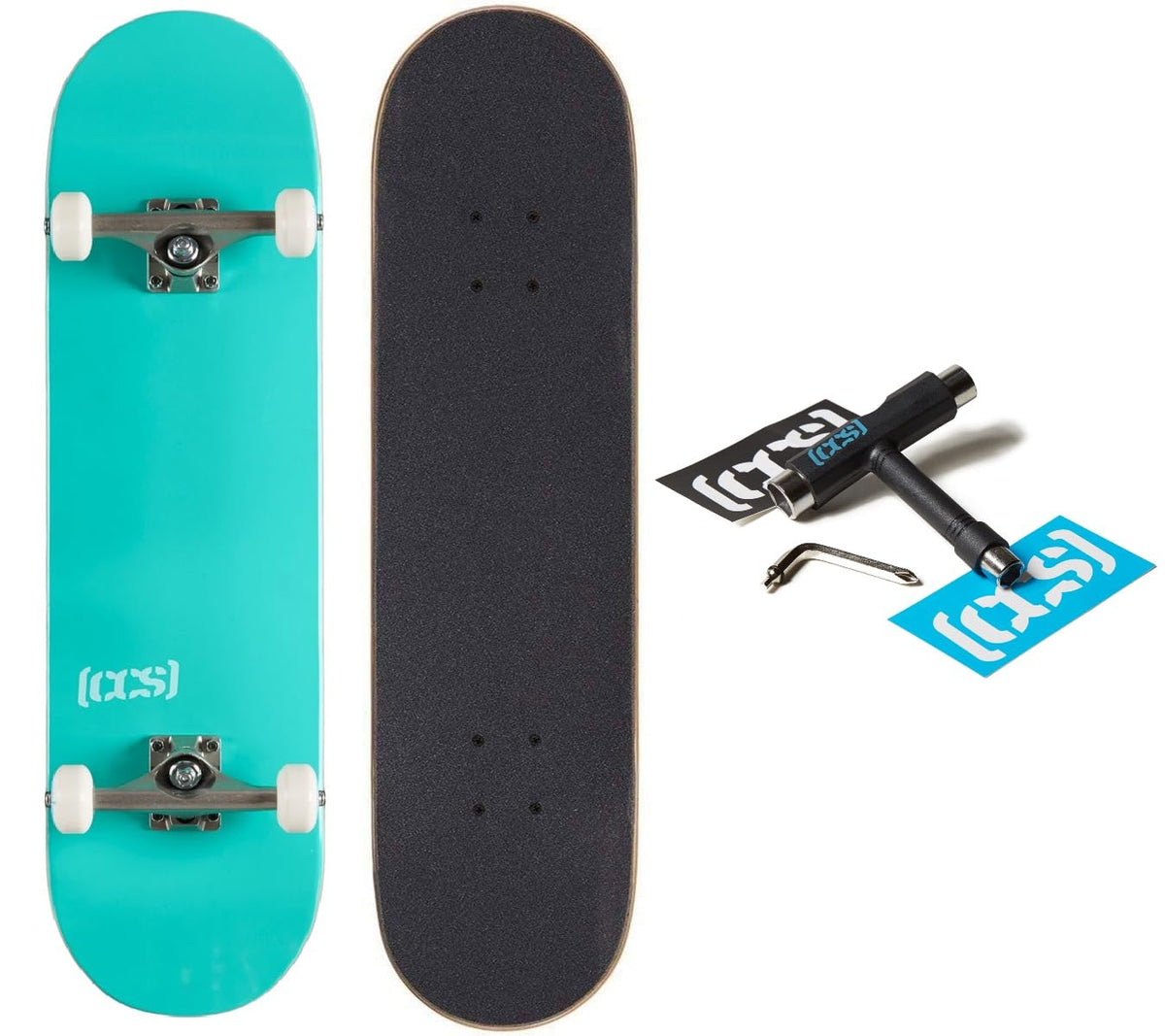 [CCS] Skateboard Complete | Maple Wood | Professional Grade | Fully Assembled with Skate Tool & Stickers | Adults, Kids, Teens, Youth | Boys & Girls