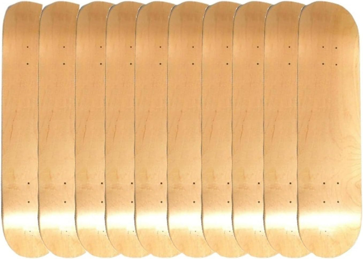 31x7.5 Inch Maple Skateboard Deck Blank, 5-Pack