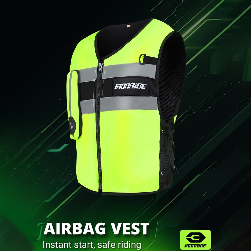 Upgraded Motorcycle Airbag Vest for Men Women Protective Gear