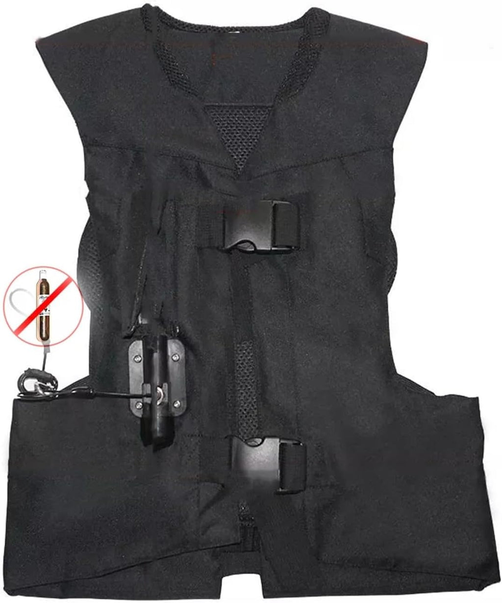 Adult Equestrian Airbag Vest Equestrian Performance Jackets Can Be Reused Suitable For Motorcycles And Horse Riding Vests(Large)