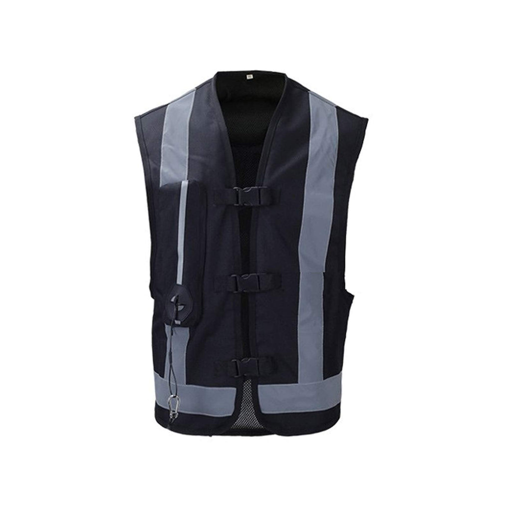 Inflatable Protective Airbag Vest Motorcycle Vest with Airbag Outdoor Safety Equipment is Wear-Resistant, Soft and Easy to Clean Four Seasons Cycling Reflective Vest The Best Cycling Gift