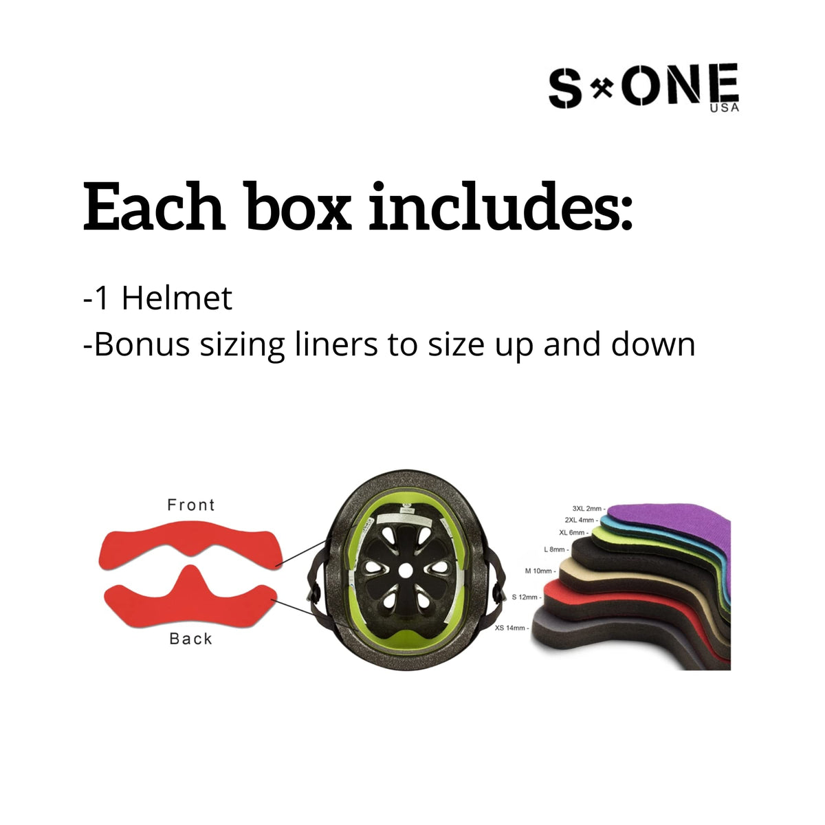 S1 Mega Lifer Helmet for Skateboarding, BMX, and Roller Skating - Extra-Large Fit for Bigger Heads - EPS Fusion Foam, CPSC & ASTM Certified