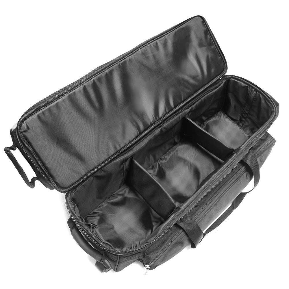 Pyramid Path Triple Tote Roller Plus Bowling Bag with Detachable Shoe Bag (Fits US Mens Size 15), Accessory and Side Pocket, Lightweight Travel Design