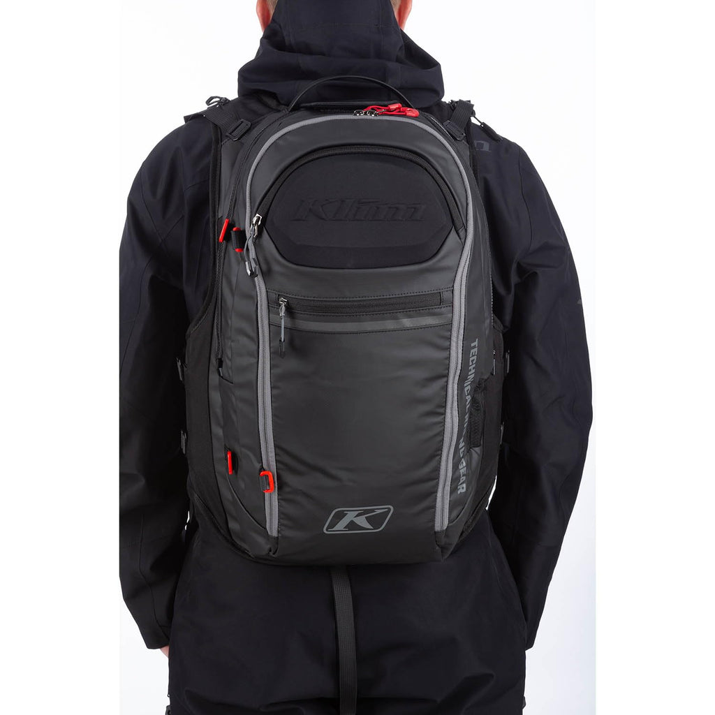 KLIM Atlas 14 Avalanche Airbag Snowmobile Vest Large - 3XL - Black - Castlerock