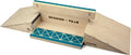 Teak Tuning x Session âThe Junctionâ Modular Wooden Fingerboard Ramp - 20 Inches Long - 2 Plain Kickers + Triple-Sided Rail/Ledge Block â Hand Made in USA - Fingerboard Obstacle