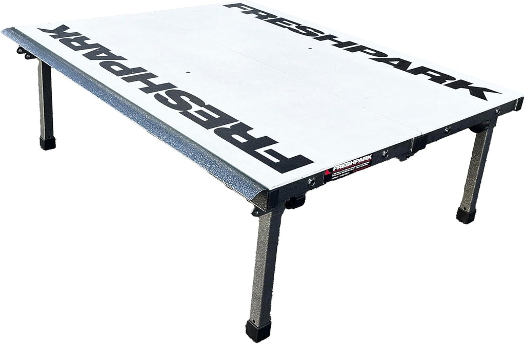 Freshpark Fun Box - Grind Box - Manual Pad (37" L x 47" W x 8" or 16" Tall) - Portable, Foldable, Adjustable Height - BMX, Scooter, and Skateboarding Ramp