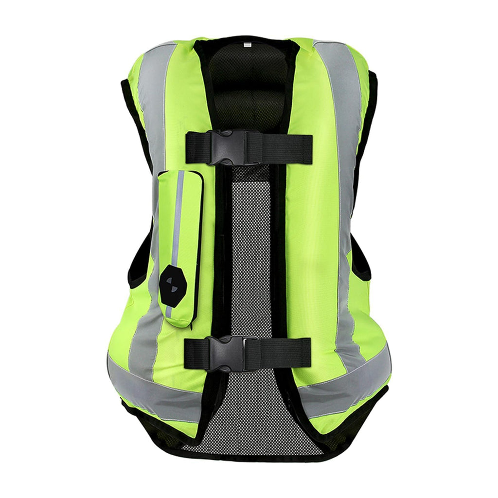 Upgraded Motorcycle Airbag Protective Vest,Inflatable Equestrian Vest with Reflective for Motocross ATV UTV