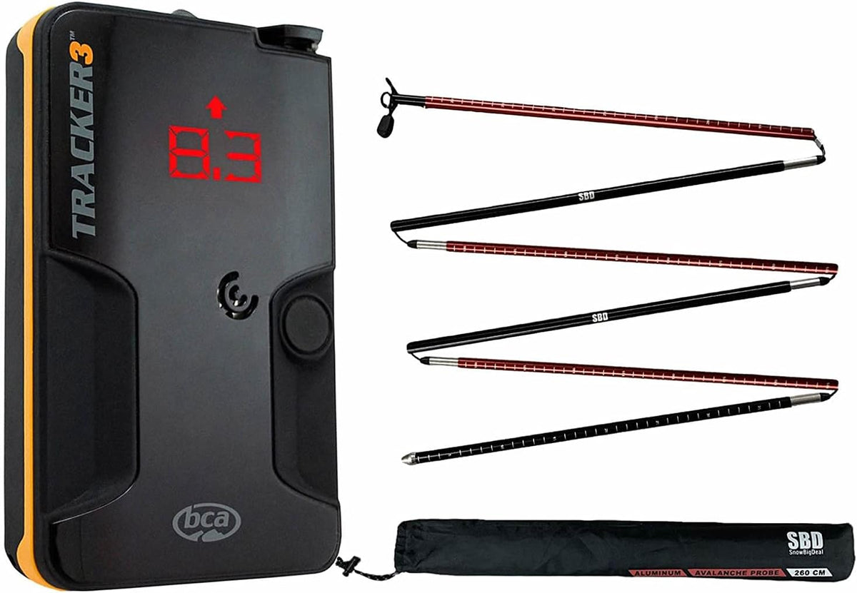 BCA Tracker 3 Avalanche Beacon + 260cm Avalanche Probe