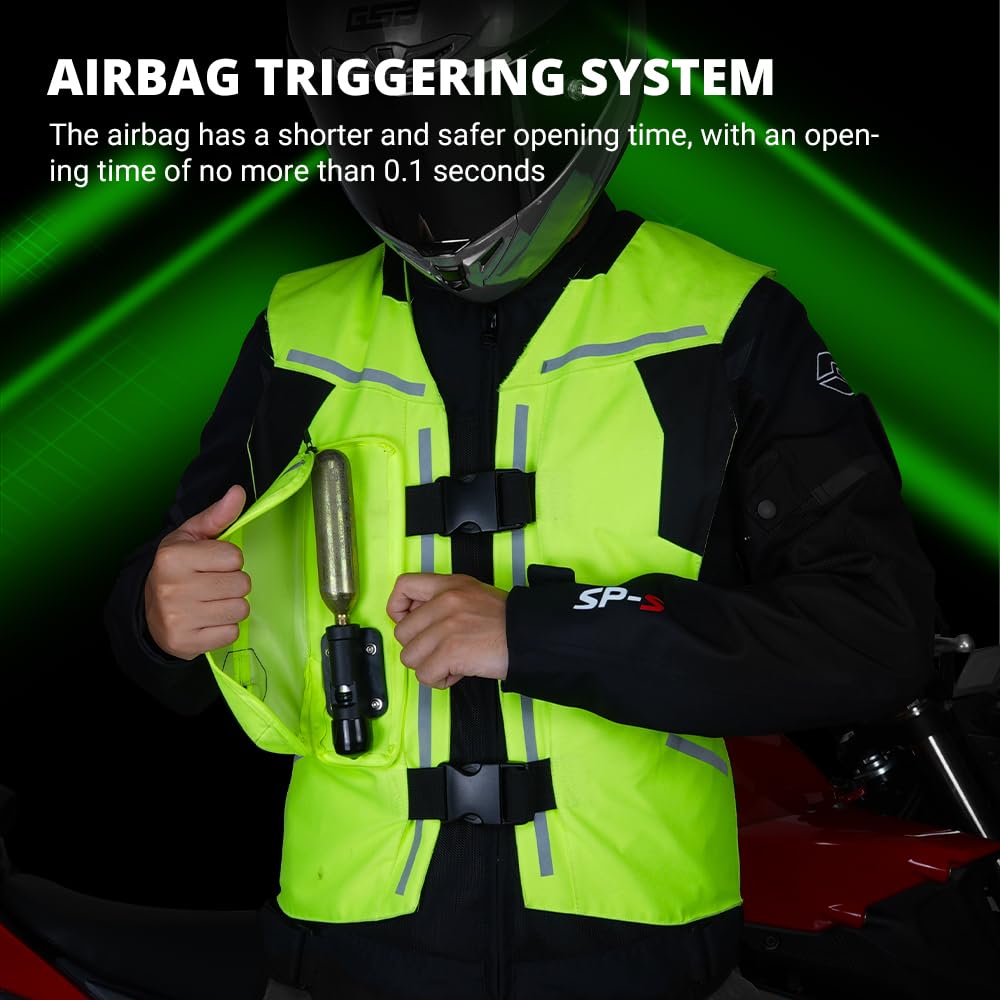 Upgraded Motorcycle Airbag Vest for Men Women Protective Gear