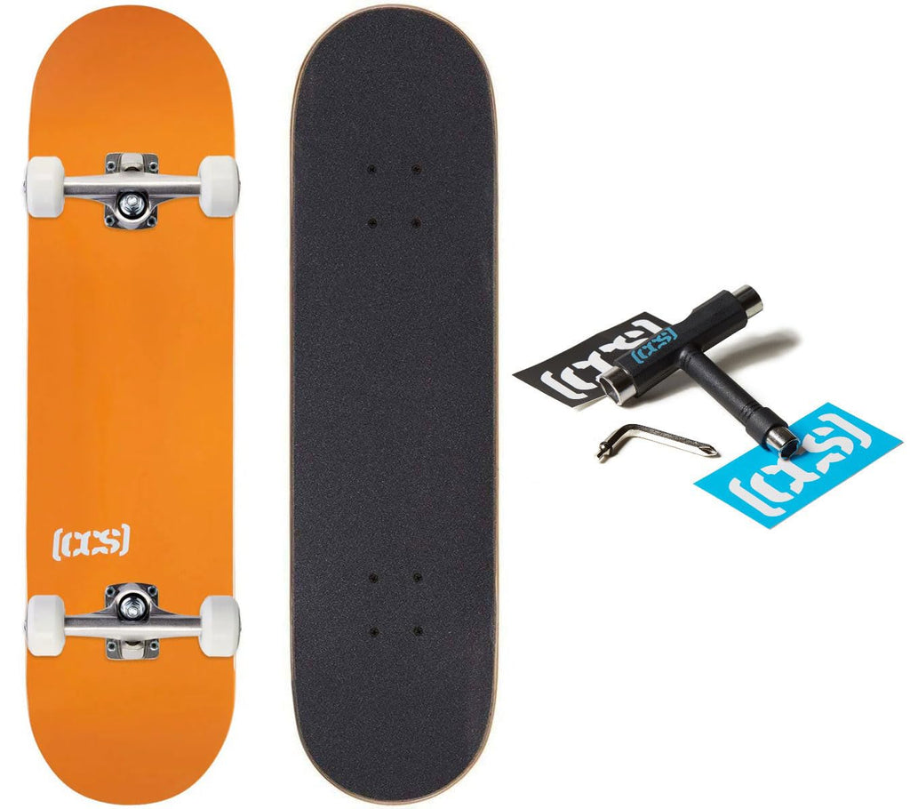 [CCS] Skateboard Complete | Maple Wood | Professional Grade | Fully Assembled with Skate Tool & Stickers | Adults, Kids, Teens, Youth | Boys & Girls