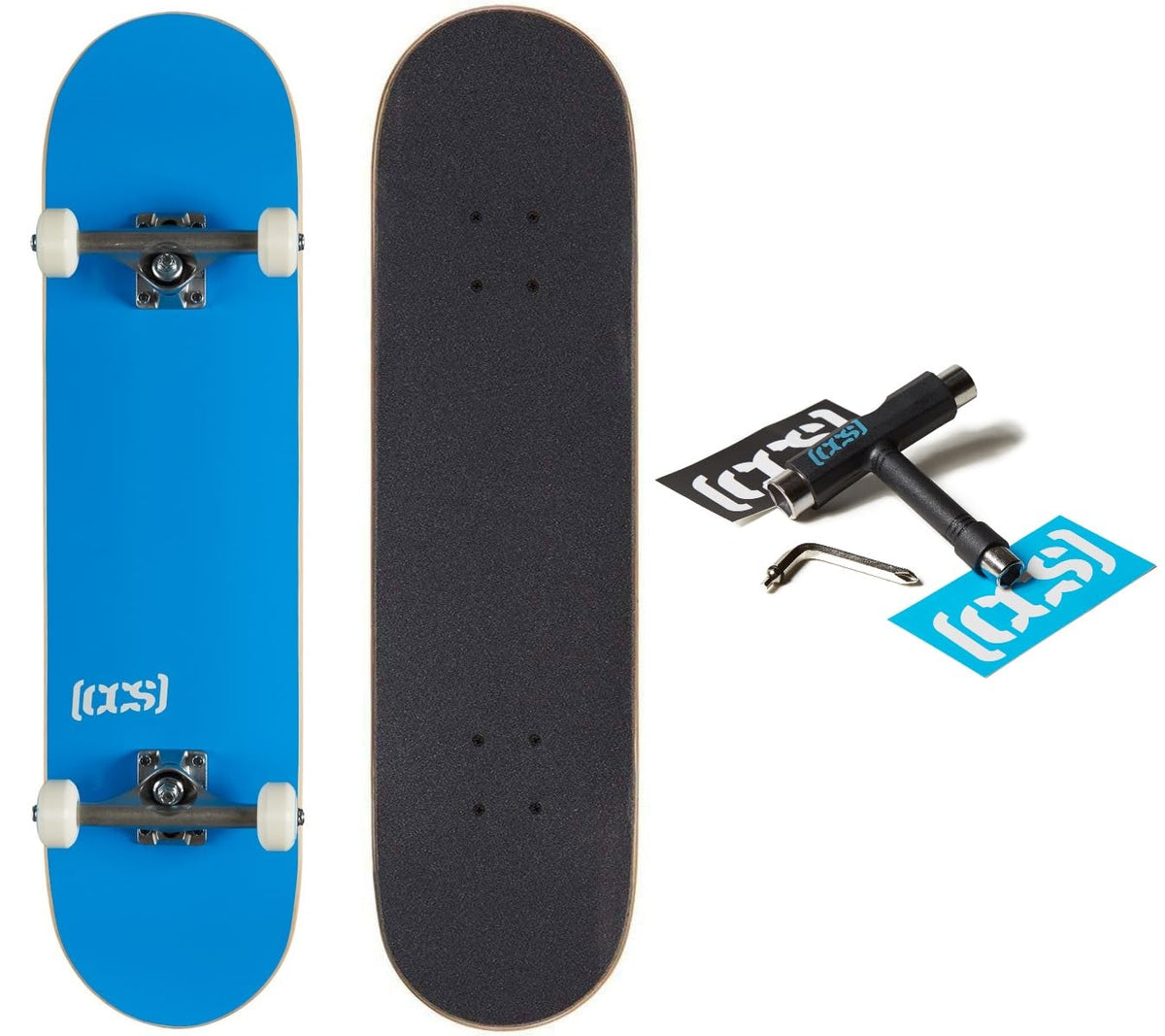 [CCS] Skateboard Complete | Maple Wood | Professional Grade | Fully Assembled with Skate Tool & Stickers | Adults, Kids, Teens, Youth | Boys & Girls