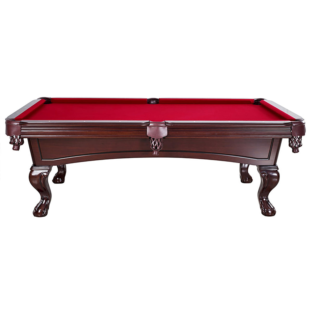 Hathaway Augusta 8 Ft Furniture Pool Table â Includes Cue Sticks, Billiard Balls â Classic Design Perfect for Family, Home, Dining, or Living Room