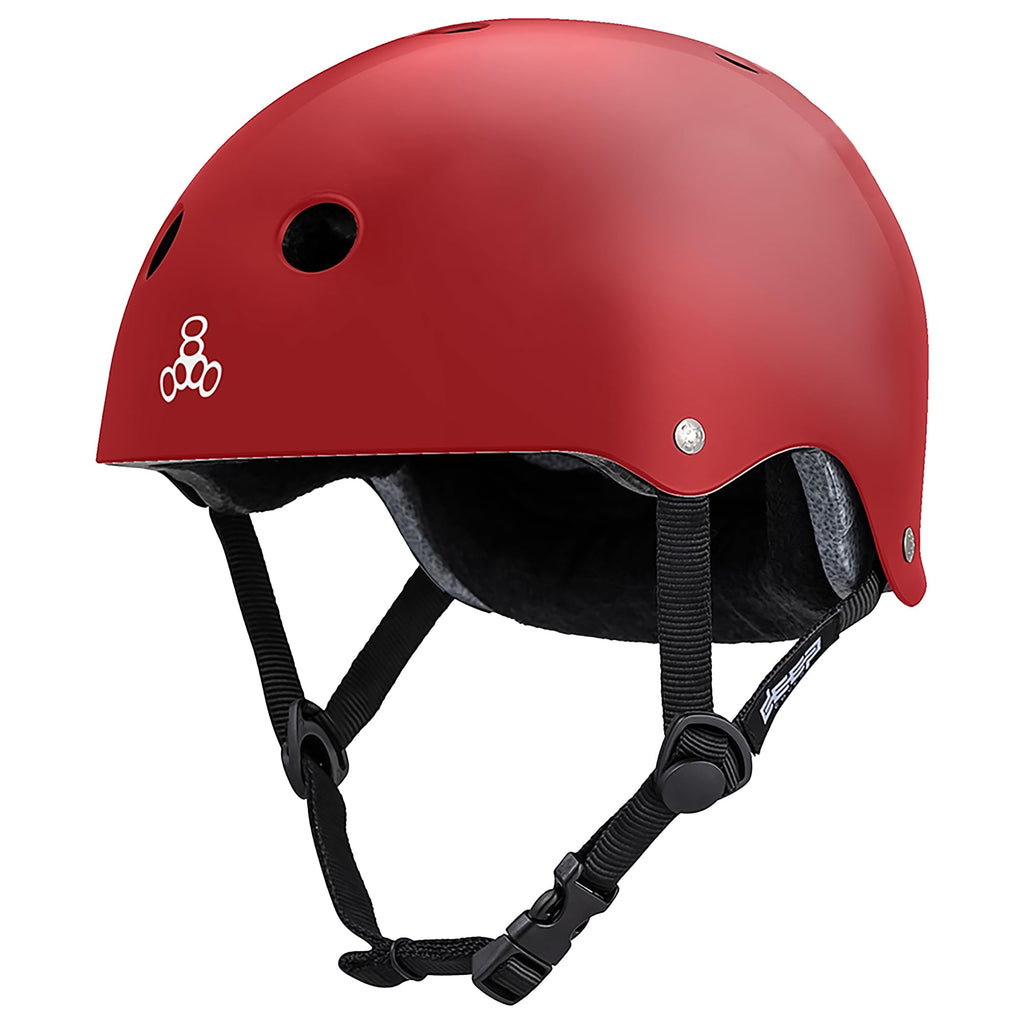Triple Eight Deep Cover Helmet - Ideal for Skateboarding, Bicycling, BMX, and Roller Skating
