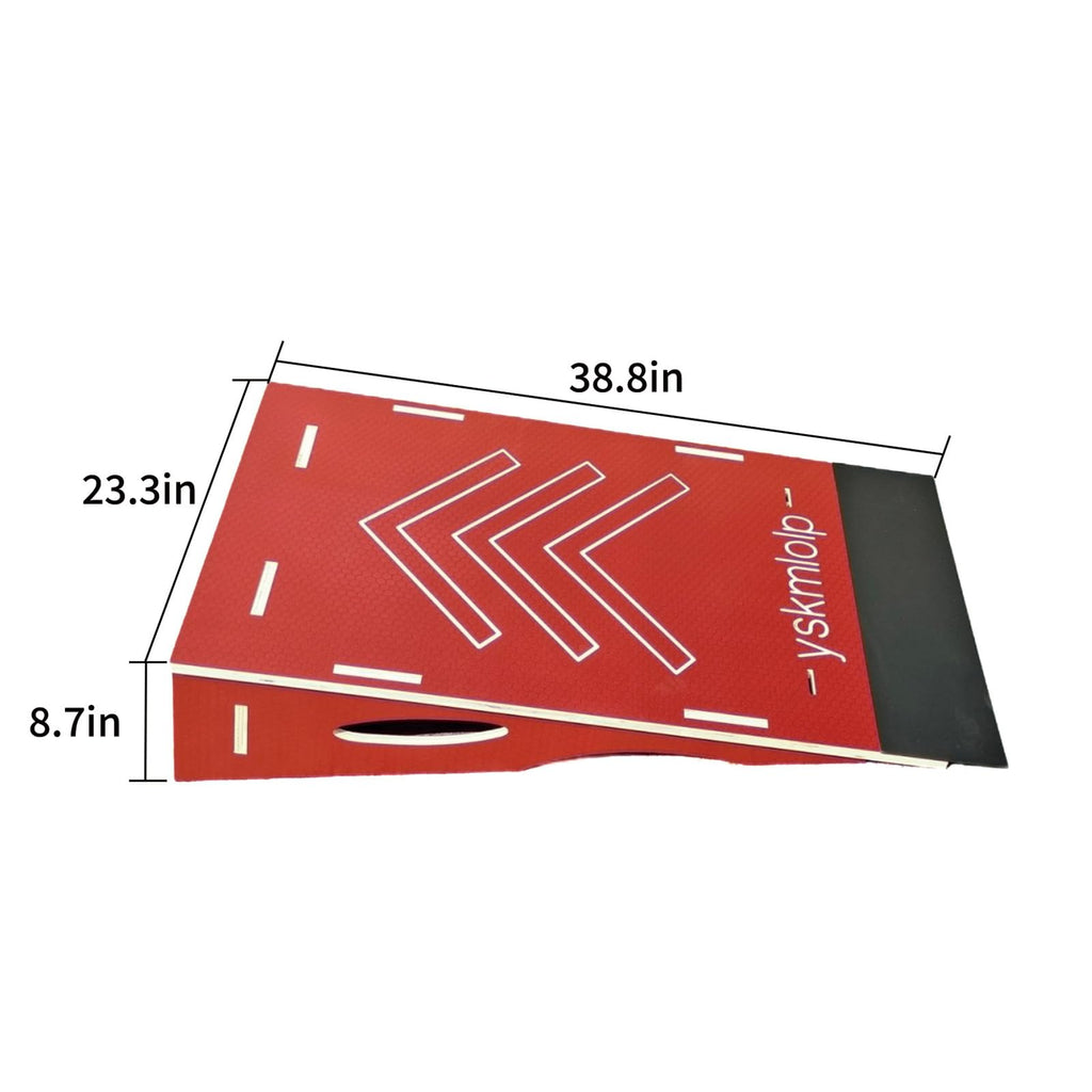 Jump Practice Ramp for BMX Bike & Bicycle & Skateboards ï¼Blackï¼Large Size