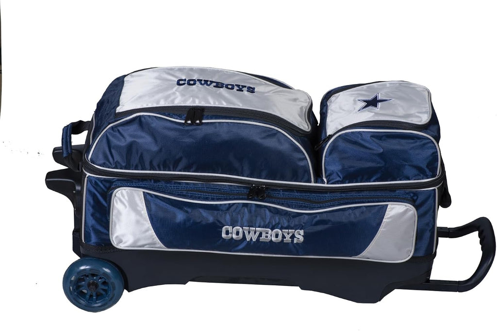 KR Strikeforce NFL Three Ball Bowling Roller Bag Dallas Cowboys