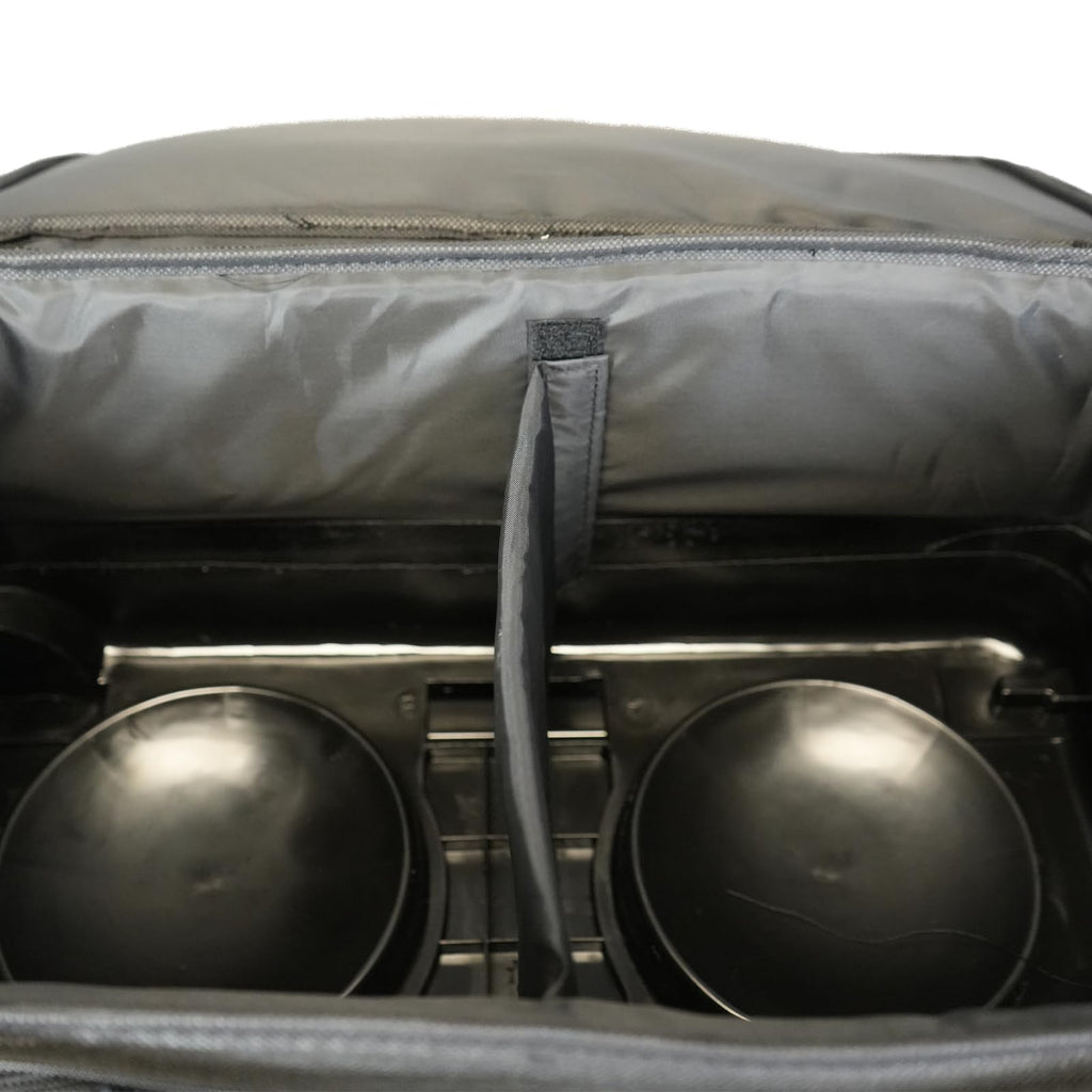 ELITE Basic Bowling Bag Double (2) Ball Roller with Rolling Wheels
