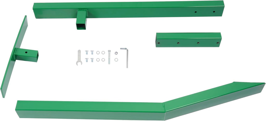 ALMULOO 85In Flat Skate Rail with Bump - Portable Heavy-Duty Steel Grinding
