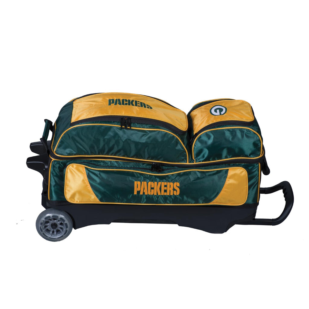 Strikeforce Bowling NFL Three Ball Bowling Roller Bag with Ball, Shoe and Accessory Pockets