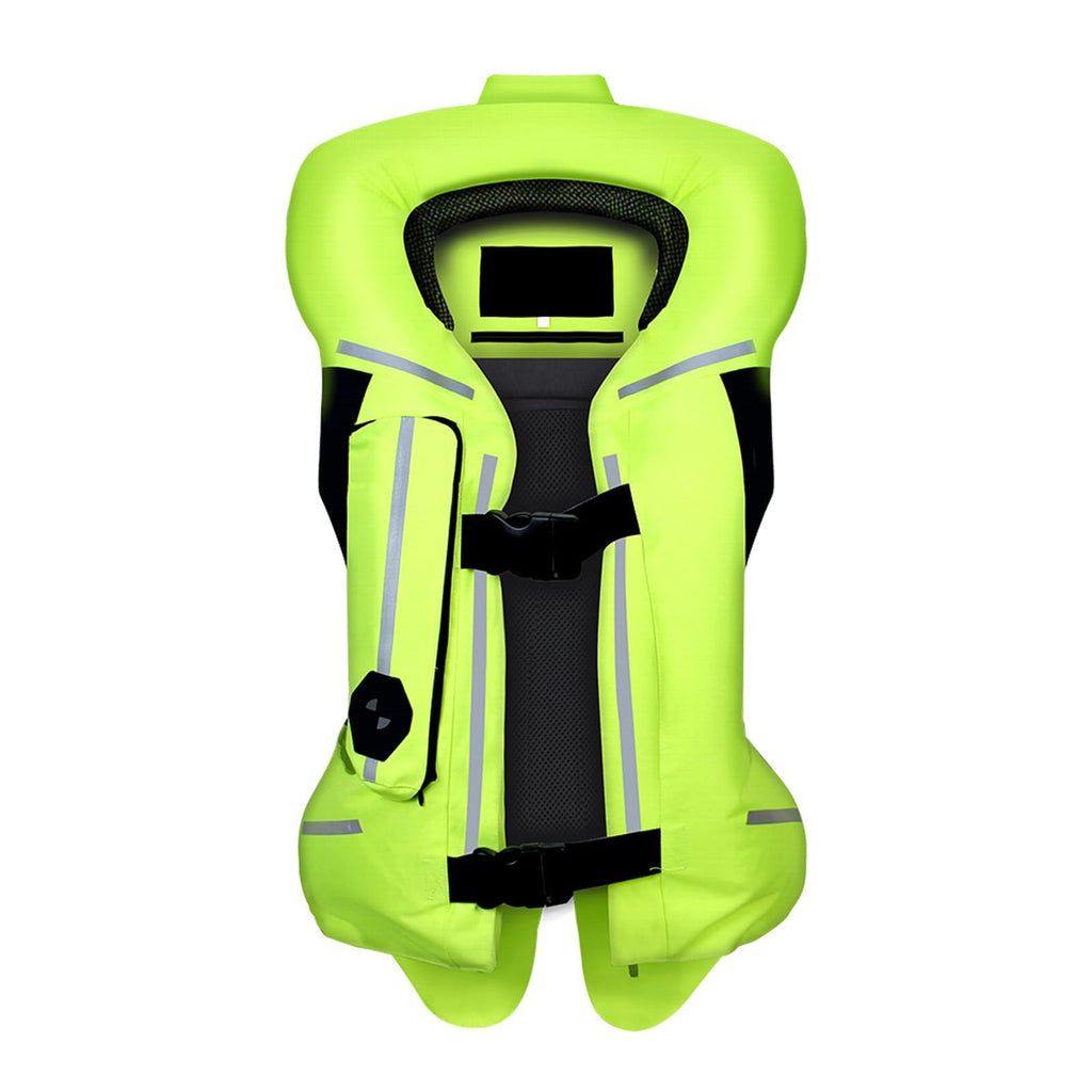 Upgraded Motorcycle Airbag Protective Vest,Inflatable Equestrian Vest with Reflective for Motocross ATV UTV