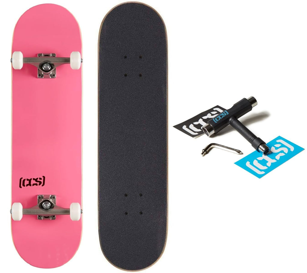 [CCS] Skateboard Complete | Maple Wood | Professional Grade | Fully Assembled with Skate Tool & Stickers | Adults, Kids, Teens, Youth | Boys & Girls