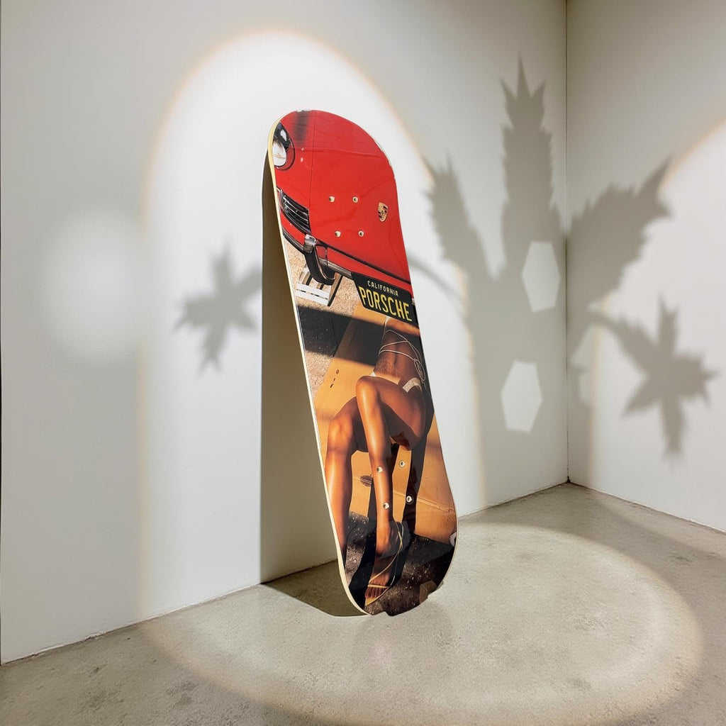 BDTrims 3 Pack Designer-Influenced Pop Art Skateboard Deck Set, Black White and Leopard Print, Premium 7-Ply Maple, Wall Decor, Customization Available
