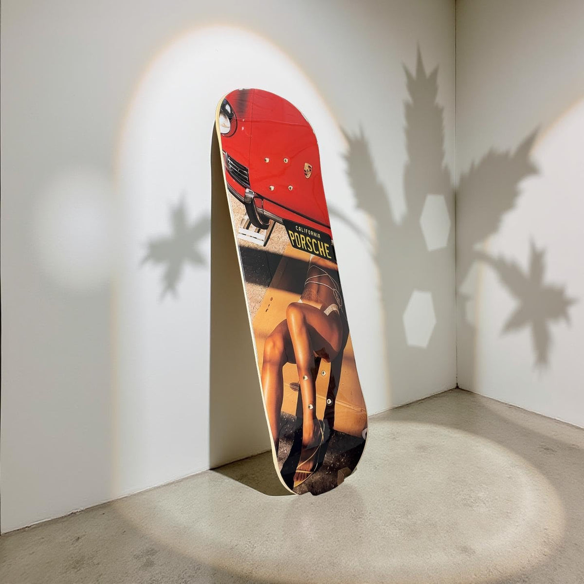 BDTrims 3 Pack Designer-Influenced Pop Art Skateboard Deck Set, Black White and Leopard Print, Premium 7-Ply Maple, Wall Decor, Customization Available