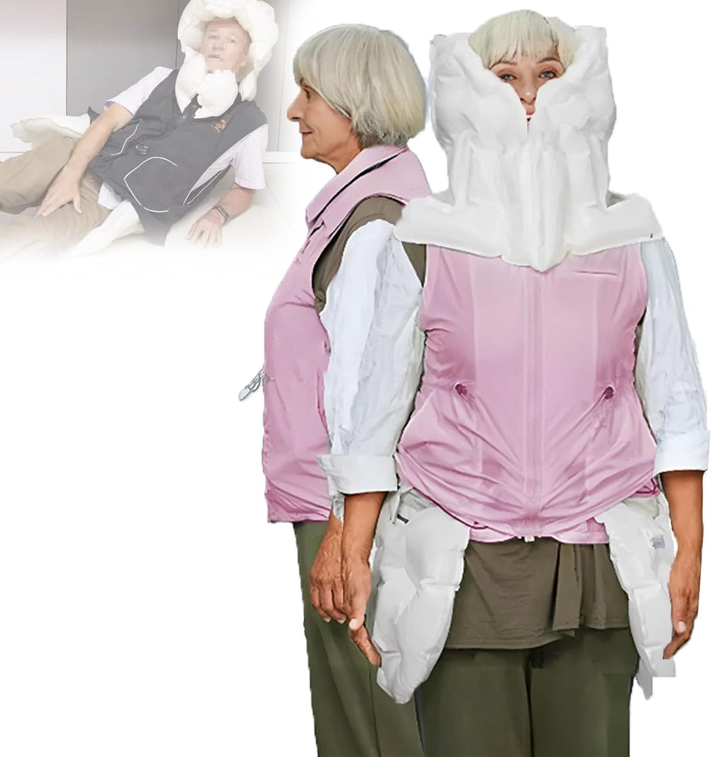 Anti-Fall Air-Bag Vest for Elderly, Outdoor Safety Jacket with APP Tracking for Safety