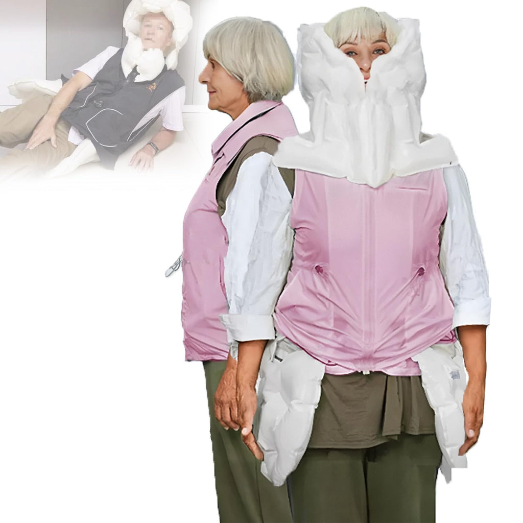 Anti-Fall Air-bag Vest for Elderly, Outdoor Safety Jacket with APP Tracking for Safety