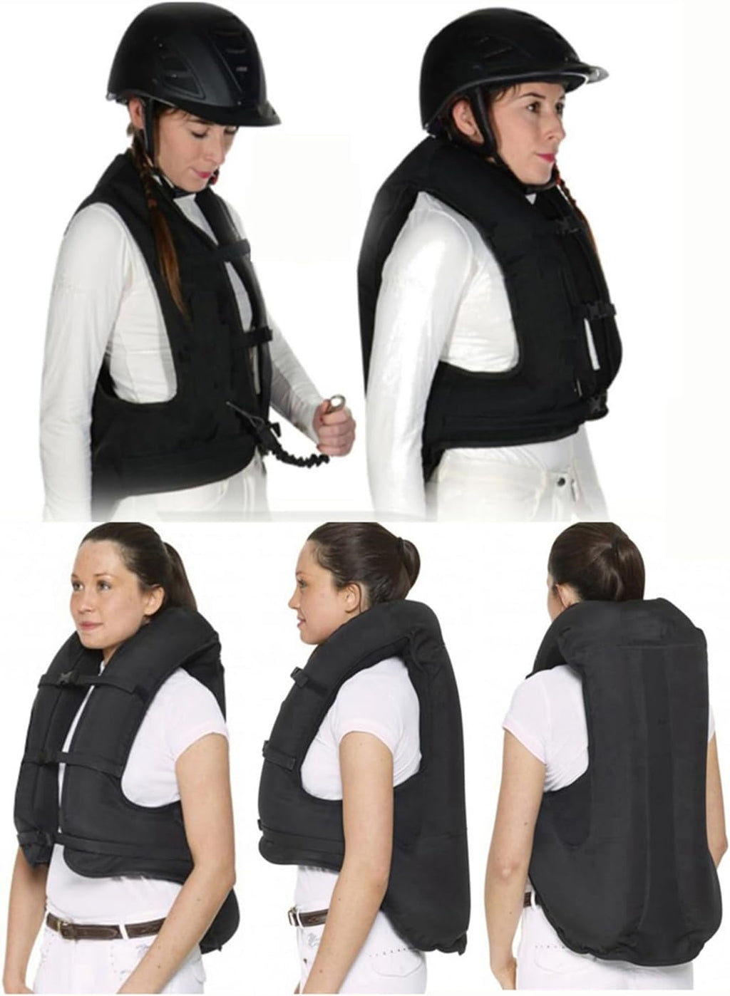 Airbag Vest With Body Airbag/neck/coccyx Airbag Lightweight