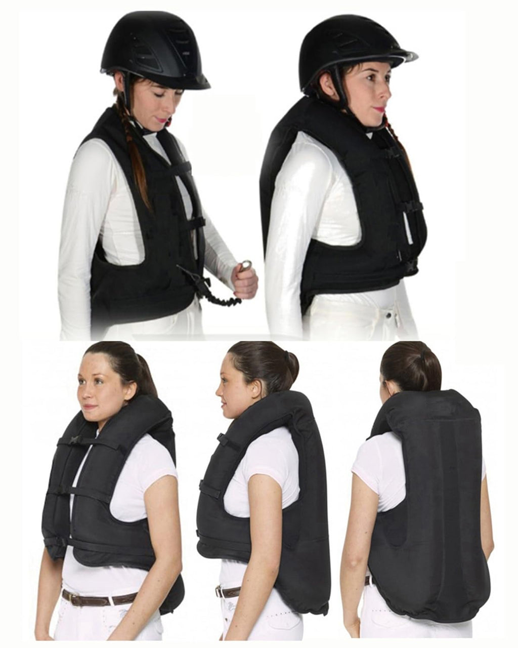 Airbag Vest With Body Airbag/neck/coccyx Airbag Lightweight