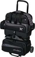 Strikeforce Konvoy 4-Ball Roller Bowling Bag Black/Carbon