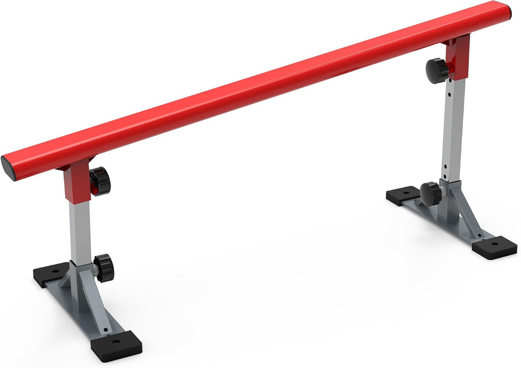 FreshPark Professional Solid Grind Rail - Height Adjustability: 13" - 19" H - Portable, Extendable, Durable Skatepark