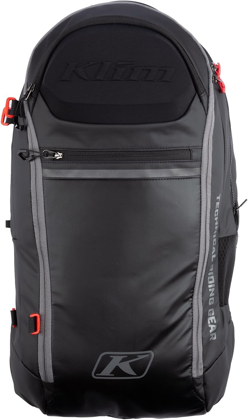 KLIM Atlas 14 Avalanche Airbag Snowmobile Backpack - Black - Castlerock