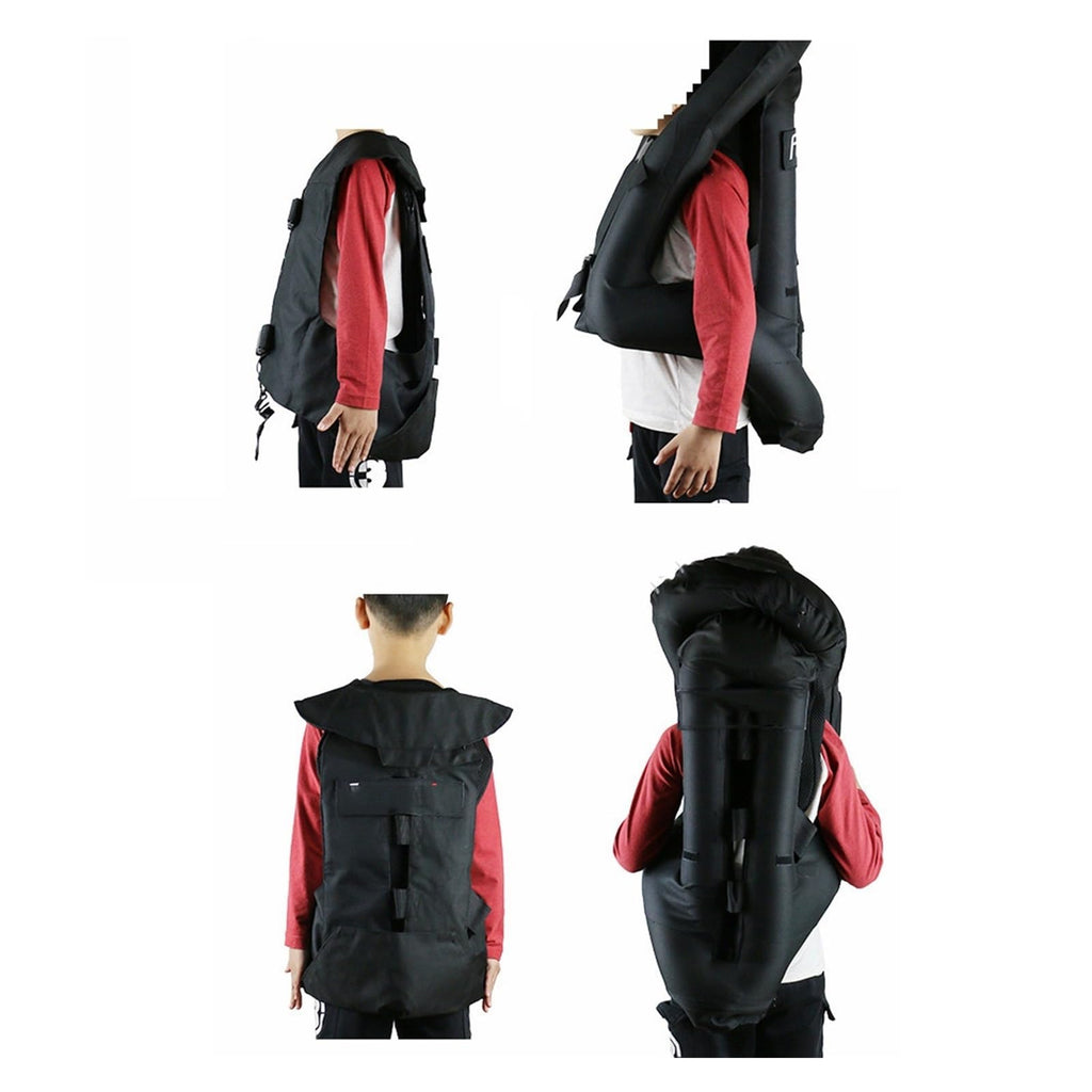 Child Equestrian Airbag Vest Motorcycles/bicycle Cycling Jacket Light Weight, Suitable For All Kinds Of Cycling(Medium)