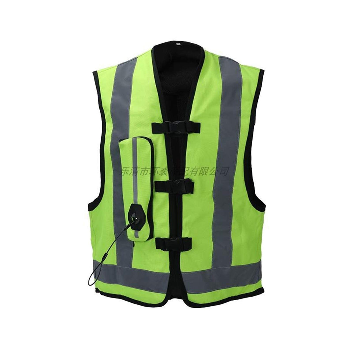 Airbag Vest Reflective Strips On The Front And Back To Protect Your Riding Safety At Night Suitable For Cycling In All Seasons, For Men And Women, Black, X Large