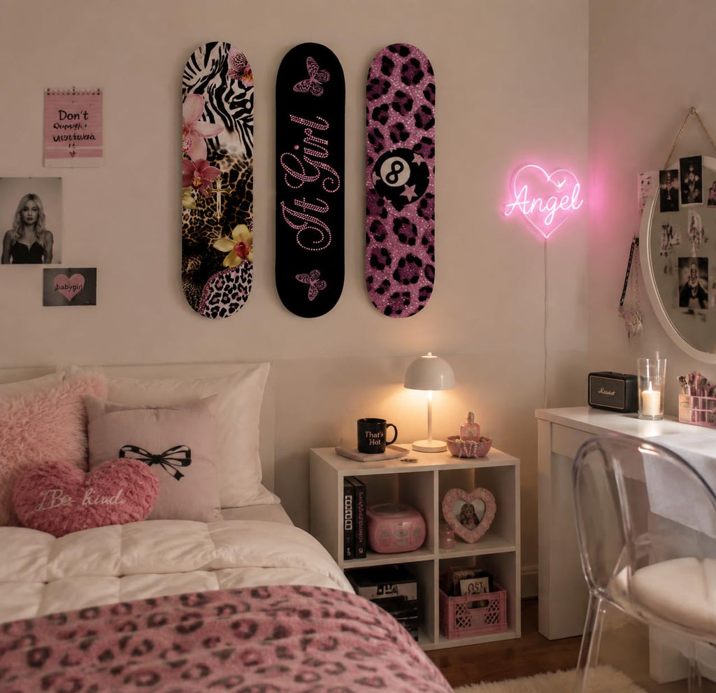 TwoDays Skateboard Wall Decor Set, Dolce Vita Ciao, 3 Decks