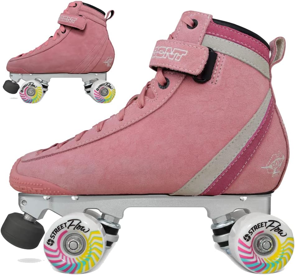 Bont Parkstar Suede Professional Roller Skates for Park Ramps Bowls Street for Men - Women - Boys - Girls rollerskates for Outdoor and Indoor Skating