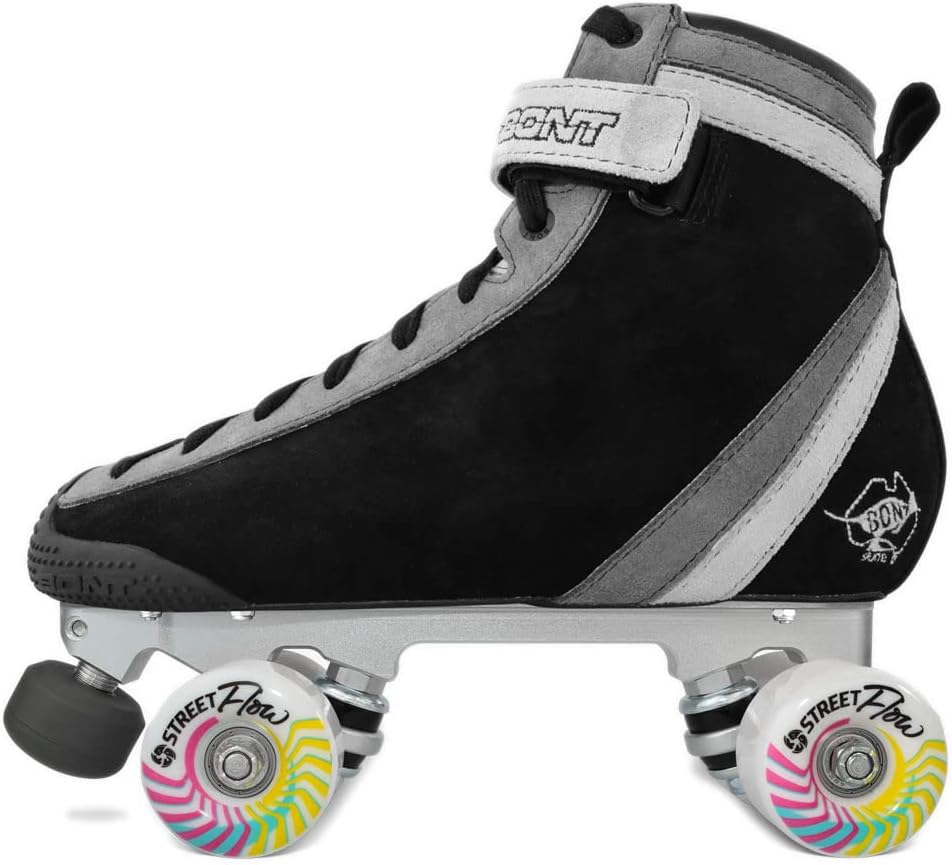 Bont Parkstar Suede Professional Roller Skates for Park Ramps Bowls Street - Rollerskates for Outdoor and Indoor Skating
