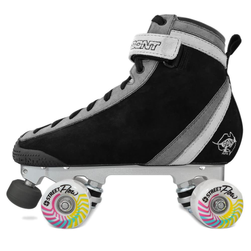 Bont Parkstar Suede Professional Roller Skates for Park Ramps Bowls Street - Rollerskates for Outdoor and Indoor Skating
