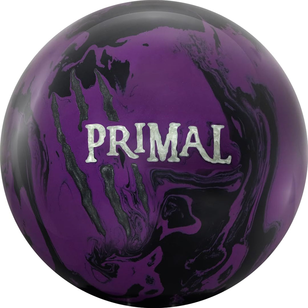 MOTIV Primal Ghost Bowling Ball | Medium Oil | Purple, Black Solid | Available in 12-16 pounds