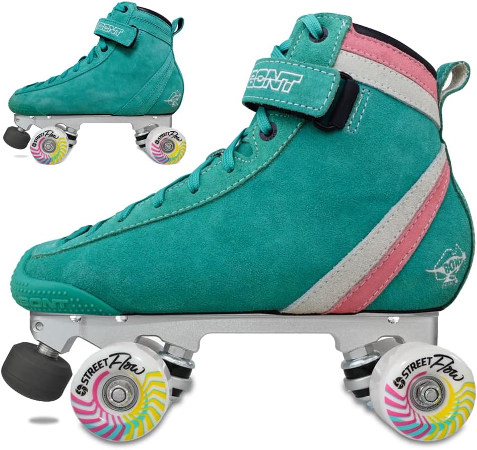 Bont Parkstar Suede Roller Skates for Park Ramps Bowls Street - Rollerskates for Outdoor and Indoor Skating
