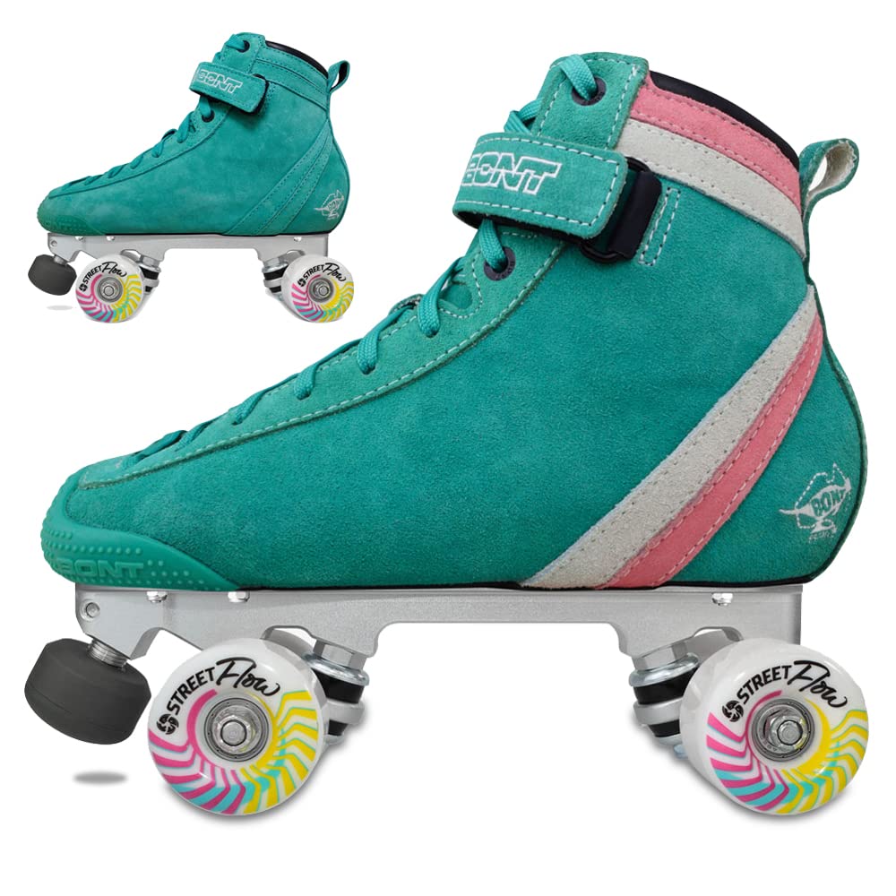 Bont Parkstar Suede Roller Skates for Park Ramps Bowls Street - Rollerskates for Outdoor and Indoor Skating