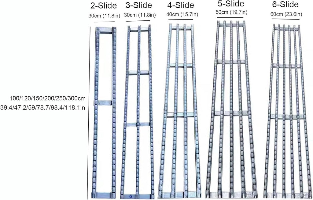 Portable Roller Conveyor Skate Wheels - 300cm Unpowered Flow Rail for Efficient Material Handling - Perfect for Warehouse Logistics and Industrial Use