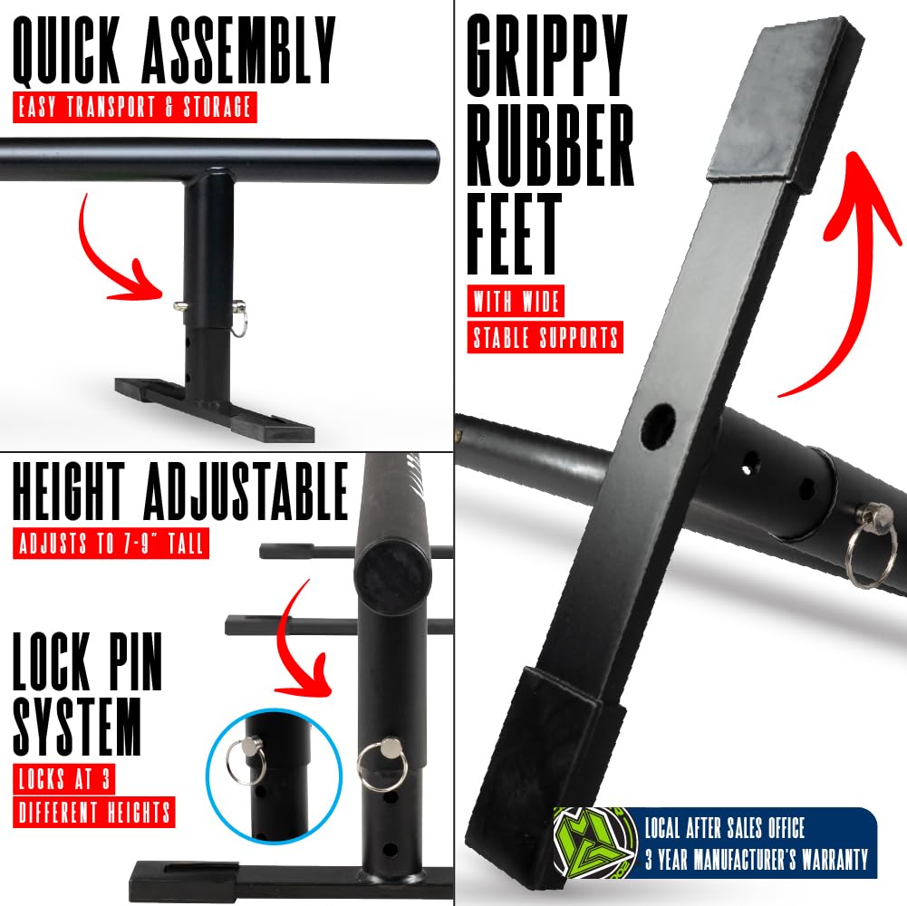 Madd Gear 99" Round Grind Rail for Scooters, Skateboards & Inline Skates â Adjustable Height