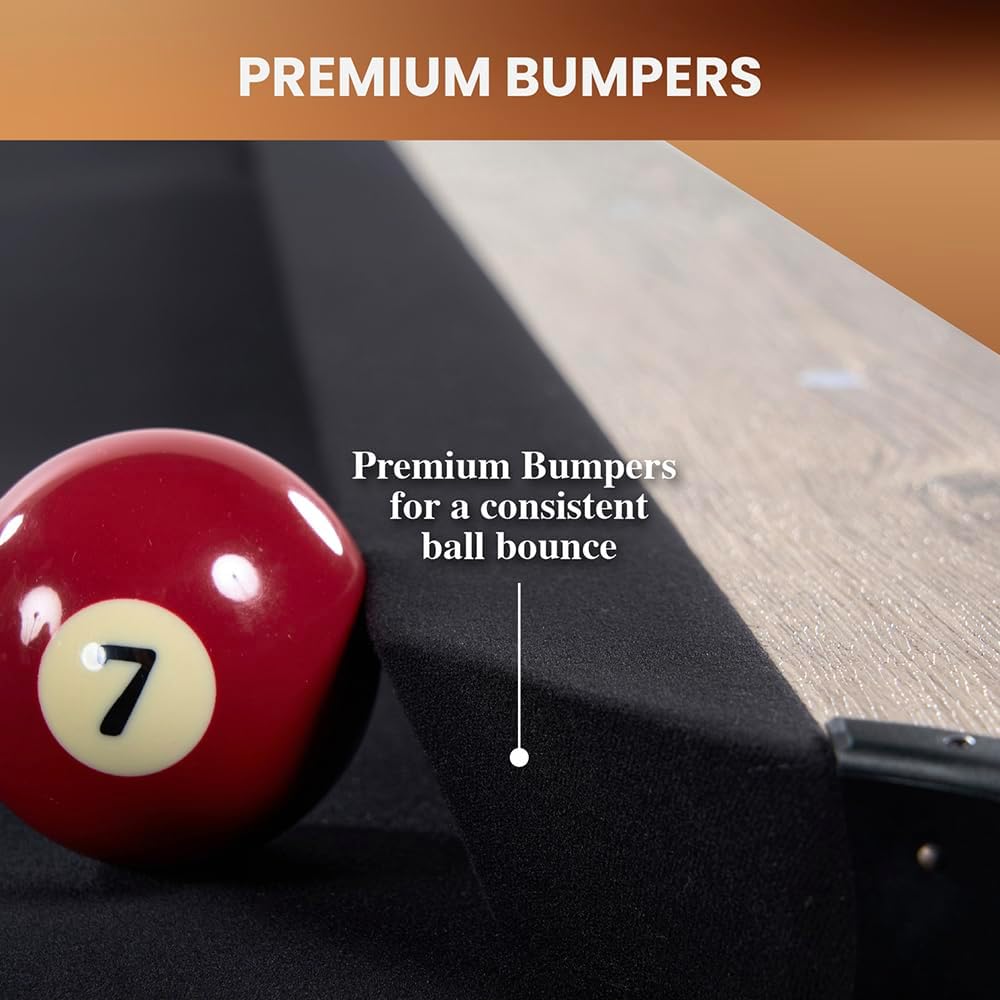 Barrington Billiards Drop Pocket Pool Table with Complete Accessory Set