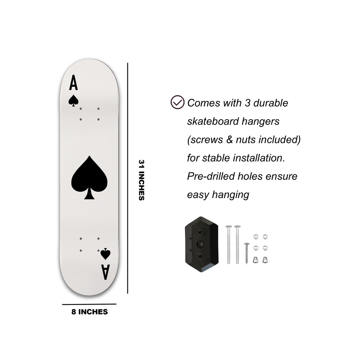 TwoDays Skateboard Wall Decor Set, Dolce Vita Ciao, 3 Decks