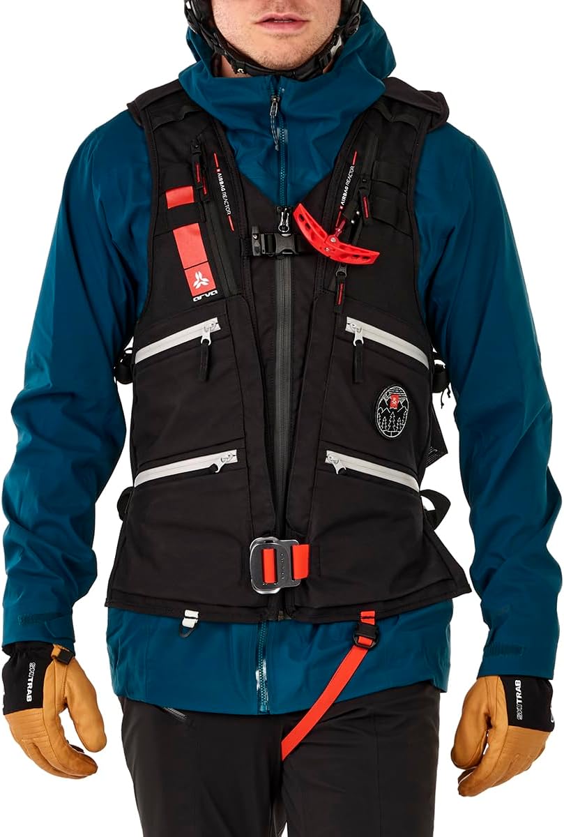 Arva REACTOR RIDE 15+ Airbag Vest for Ski Touring, Split Boarding and Snowmobiling, Backcountry Snow Safety Avalanche Airbag